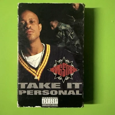Gang Starr ‎– Take It Personal Cassette Single 1992 Hip Hop Rap Chrysalis 90s US - Image 1 of 4