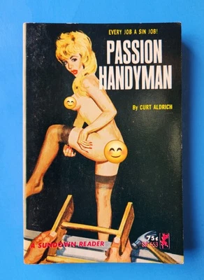 PASSION HANDYMAN Curt Aldrich Greenleaf Classics SR553 Vintage Sleaze GGA - Image 1 of 4