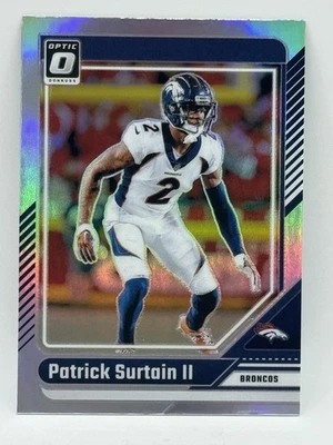 2022 Donruss Optic #62 Patrick Surtain II Holo Denver Broncos - Image 1 of 2