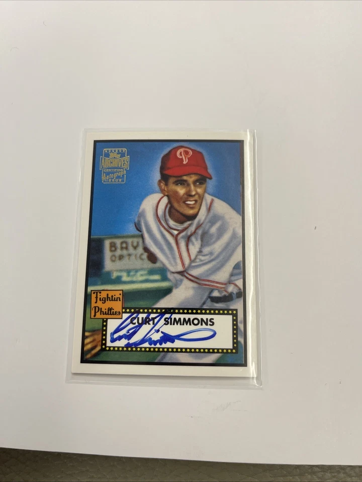 1952 Topps - Curt Simmons #203 Foto 1 de 4