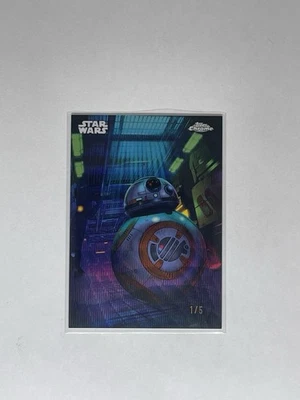 ALPHA 1/5 - 2025 Topps Chrome Star Wars BB-8 Kyber Light SP #KL-4 - Imagem 1 de 2