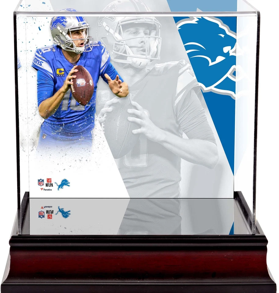 Estuche mini casco Jared Goff Detroit Lions Deluxe Foto 1 de 1