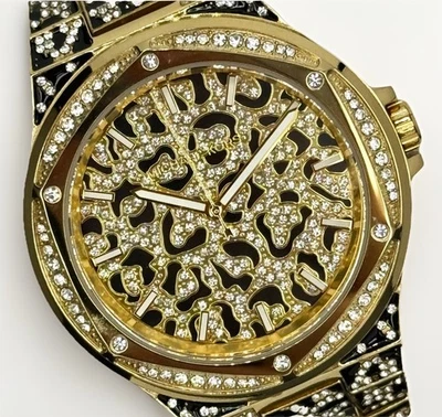 Reloj Pulsera MICHAEL KORS Lennox MK7284 Tono Dorado Leopardo 43mm Foto 1 de 4