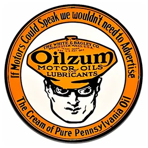 Oilzum  Motor Oil Vintage Replica Sticker Sign Gas & Lubricants  4 Sizes - Picture 1 of 5
