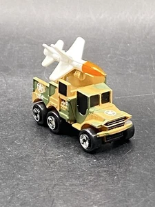 Micro Machines Galoob Military Ground Vehicle Missile Truck Camo Vintage Toy - Picture 1 of 7