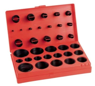 KIT SET ASSORTIMENTO 419 O-RING GUARNIZIONI ANELLI  IN GOMMA GOMMINI FERVI 0299 - Immagine 1 di 2