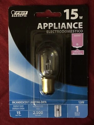 Appliance Special Purpose Light Bulb BP15T7DC 15 watts, 120 volt, Clear - Image 1 of 2
