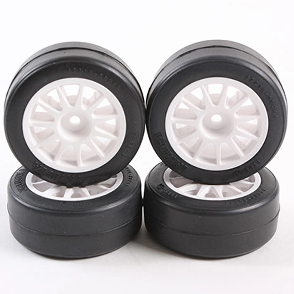 Tamiya 1028 RC 60D Type A Pre-Mounted Tires (4pcs) w/ Soft Foam Insert - Image 1 of 1