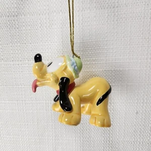 Vintage Disney Babies Ceramic Baby Pluto Christmas Ornament 1984 - Picture 1 of 6