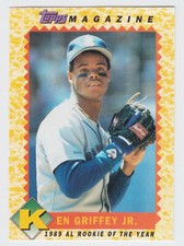 1990-93 Topps Magazine - Ken Griffey Jr - #3 - Seattle Mariners