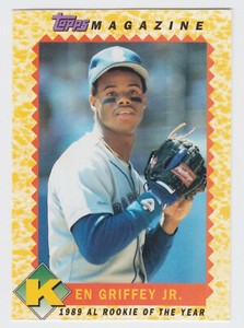 1990-93 Topps Magazine - Ken Griffey Jr - #3 - Seattle Mariners
