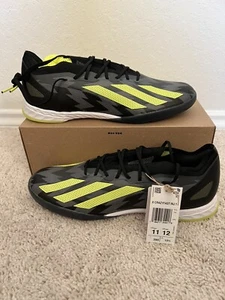 Adidas X CRAZYFAST Injection.1 Indoor Soccer Shoes Black IG6272 Men’s Size 11 - Picture 1 of 9