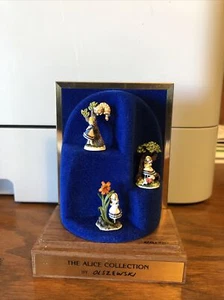 Olszewski Goebel Miniature Alice In Wonderland Complete Set Signed - Picture 1 of 12