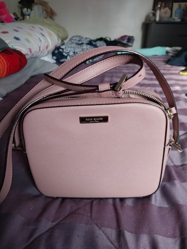 Kate Spade Newbury Lane Borsa a tracolla polverosa peonia cammie rosa