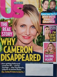 CAMERON DIAZ March 2022 PEOPLE Magazine KANYE WEST /HAILEY BIEBER KELLY CLARKSON - Picture 1 of 1