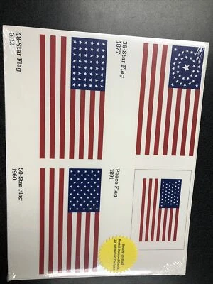 USPS The Stars & Stripes 20 Ready To Mail Postal Cards - Image 1 of 2