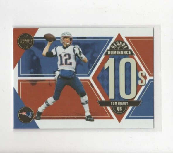 2021 Panini Legacy Decade of Dominance Tom Brady Insert Card #DD-17 HOF QB - Image 1 of 1