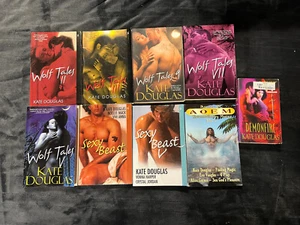 LOT OF 9 KATE DOUGLAS APHRODISIA WOLF TALES SEXY BEAST PAPERBACK BOOKS - Picture 1 of 7