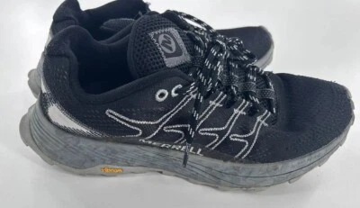 Merrell J066820 Women Moab Flight Black Vibram Outdoors Hiking Shoes Size 8  - Image 1 of 4
