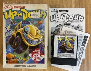 Up ‘N Down (ColecoVision) Complete In Box W/ Manual - TESTED *SUPER RARE* - Picture 1 of 12