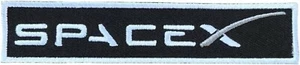 SpaceX Logo Patch Iron/Sew-on Dragon Space X Mission DM-2 Crew Astronaut Badge - Picture 1 of 3