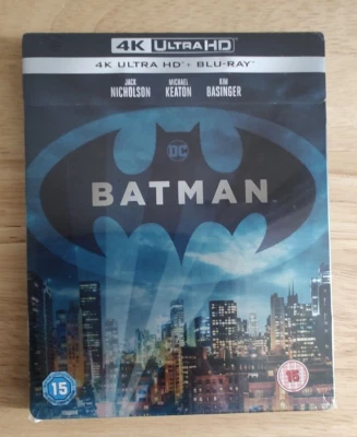 Batman *Michael Keaton* 4K+Blu-ray Limited Edition Steelbook Blu-ray is Region B - Image 1 of 4