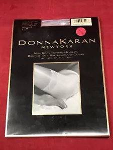 NEW Donna Karan Mini Body Toners Hosiery Pearl Gray SMALL Sheer Satin - Picture 1 of 8