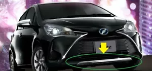 (NEW) JDM TOYOTA YARIS VITZ 130 Lower bumper garnish genuine OEM - Picture 1 of 1