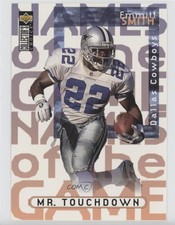 1997 Upper Deck Collector's Choice Names of the Game Jumbos 5x7 Emmitt Smith HOF