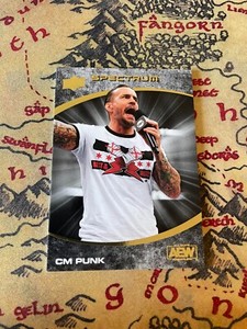 AEW Spectrum CM Punk Dark /99 Upper Card Trading Card