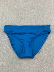 La Blanca Island Goddess Shirred Band Hipster Swimsuit Bottom 6 Dark Teal Blue - Picture 1 of 14