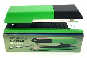 Vintage Plus Co. Standard Stapler Plus 80 - Green *New Old Stock* - Picture 1 of 7