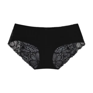 Victoria's Secret Damenunterwäsche Raw Cut Hipster schwarz Blumen Spitze - Bild 1 von 2
