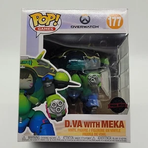 Funko POP! Vinyl: Games Overwatch - 6" D.VA with MEKA #177 Dva 30 Anniversary - Picture 1 of 14
