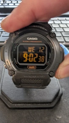 Casio W-219H Digital Illuminator Alarm Chronograph Watch 50M WR – Working - Image 1 of 4