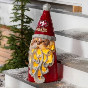 San Francisco 49ers Santa LED Statuary, 26" - Picture 1 of 2