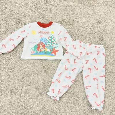 Conjunto Pijama Navidad Ariel La Sirenita Vintage Años 90 Niñas Talla 4T Foto 1 de 4