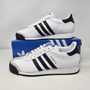 Adidas Samoa 'White / Black' Classic Sneaker / 675033 / Men's Size 9 - Picture 1 of 6