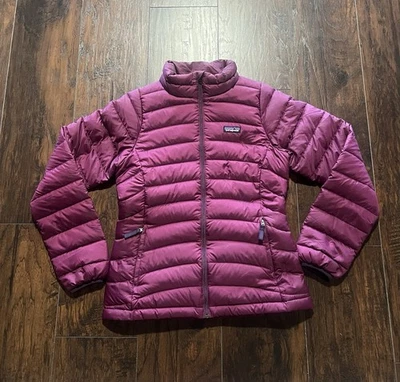 Chaqueta Patagonia Niñas XL Púrpura Puffer Acolchada Abajo (Se Adapta a Mujeres XS) STY68232 Foto 1 de 4