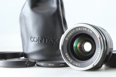 "MINT w/ Case" Carl Zeiss Biogon T* 28mm f/2.8 ZM Black Lens for M Mount JAPAN - Image 1 of 4