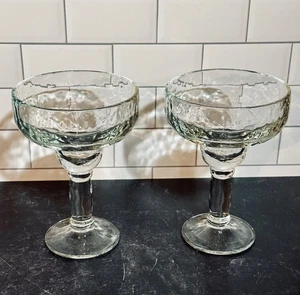 2 Margarita Glasses Heavy And Sturdy 6.75”H - Picture 1 of 6