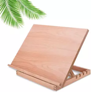 Tabletop Easel A3 Painting Easel with Smooth Surface, Adjustable Angle Art Easel - Picture 1 of 7
