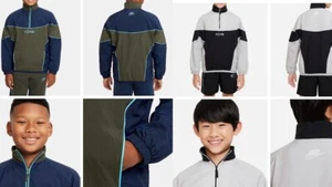 Nueva Chaqueta Nike Big Boys Ropa Deportiva Windrunner Anorak Elige talla Precio de venta sugerido por el fabricante $75 - Imagen 1 de 3
