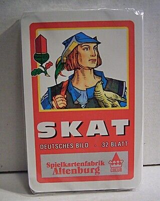 01 144 Skat Spiel,Deutsches Bild,Werbung Altenburger Bier,Neuwertig • 3.27€