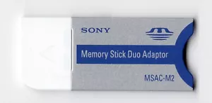 Sony MSAC-M2 Genuine Camera Memory Stick Duo Adaptor / Adapter - Picture 1 of 2
