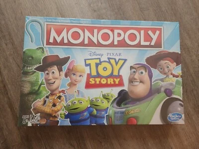 Monopoly Disney Toy Story Board Game Hasbro Factory Sealed Discontinued NEW  - Image 1 of 4