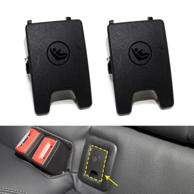 2x Asiento Trasero ISOFIX Hebilla Tapa Asiento Seguridad Infantil Clips Tapa Para Audi Q2 2018-2023 Foto 1 de 4