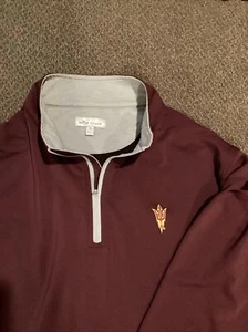 Arizona State University Peter Millar Golf Quarter Zip Herren XL Top Zustand - Bild 1 von 3