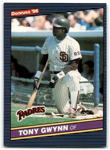 1986 DONRUSS TONY GWYNN SAN DIEGO PADRES #112