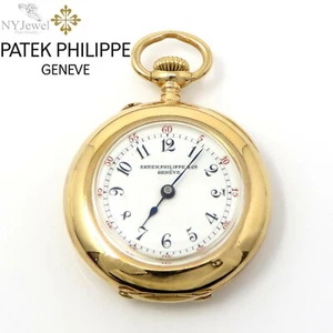 NYJEWEL Patek Philippe 18k Solid Gold Monogram Pocket Watch - Picture 1 of 7